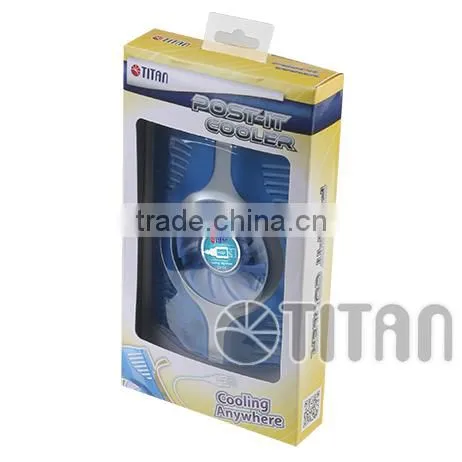 HDD wifi router set top box server gaming PC 3M tape USB fan portable air cooler