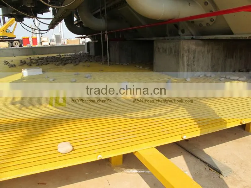 FRP grating, pultruded fiberglass grating for transformer substation, high strength and durable