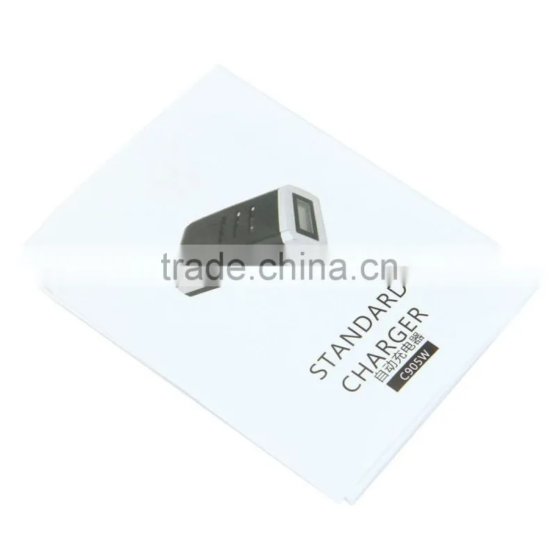 C905W C905 4 Slots Slot LCD Display Smart Intelligent Battery Charger for AA AAA NiCd NiMh Batteries