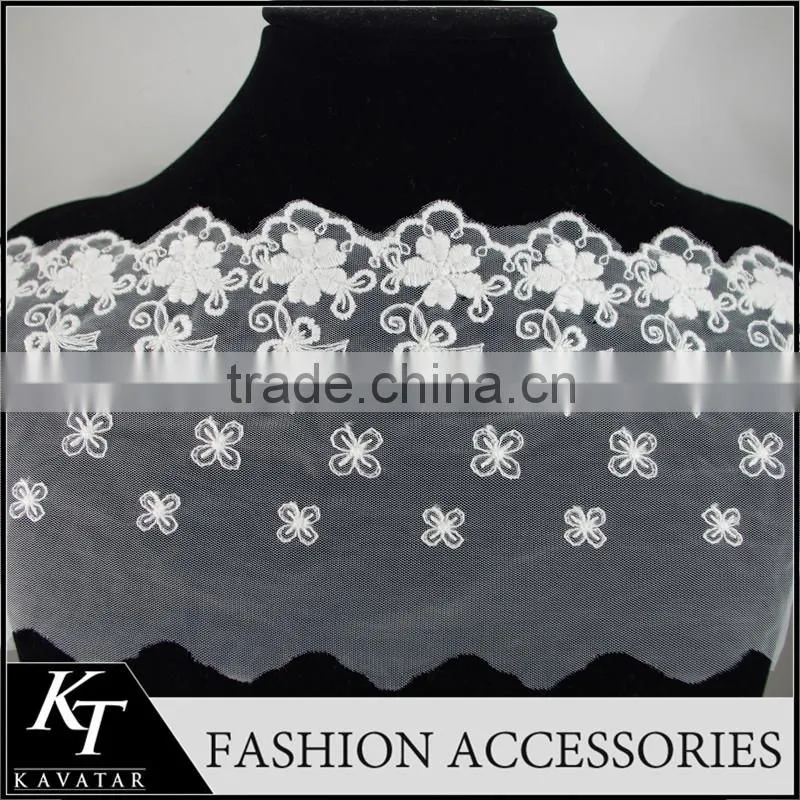 2012 Hot Selling Cotton Trimming Lace/Kavatar Fancy Nylon Lace Butterfly Patch