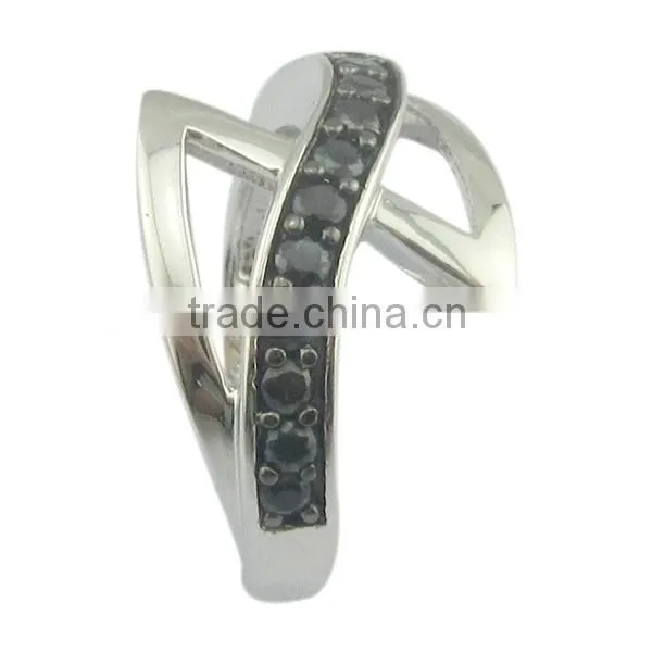 plating rhodium silver jewelry ring