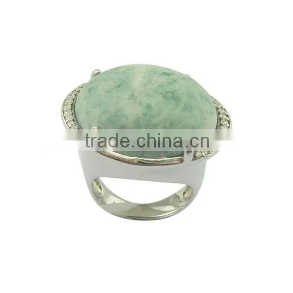 big fashion jewelry silver ring