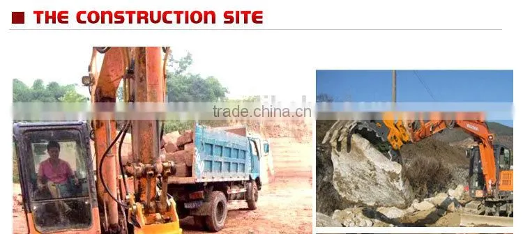 20T excavator hydraulic swing grab, excavator hydraulic stone grab