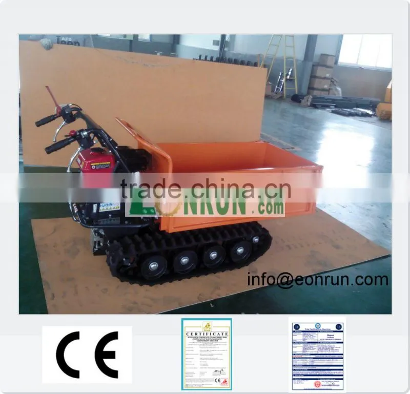 mini track dumper with CE certification and petrol engine