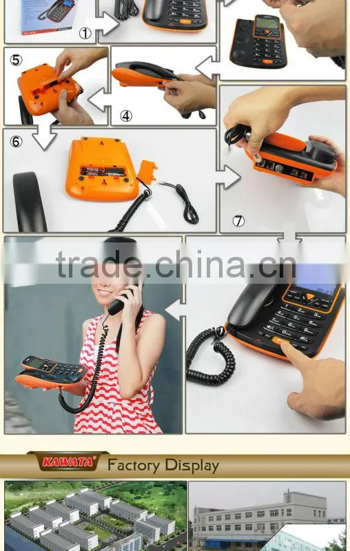 Simple design multifunction desktop senior phone