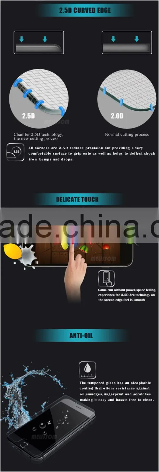 New products 3D Full Cover Ainy Tempered Glass Screen Protector For Apple Watch 42mm