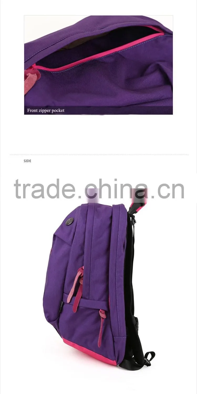 China alibaba wholesale korea style Pure color travel bag backpack fashion Student backpack