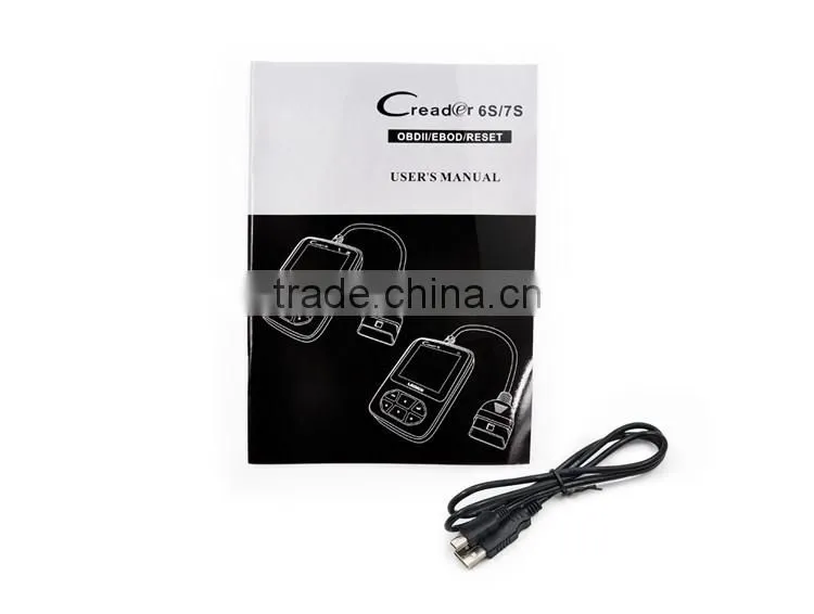 100% original auto Code Reader EU/USA/Asian Version Original Launch X431 Creader VI Plus Creader 6S with good feedback