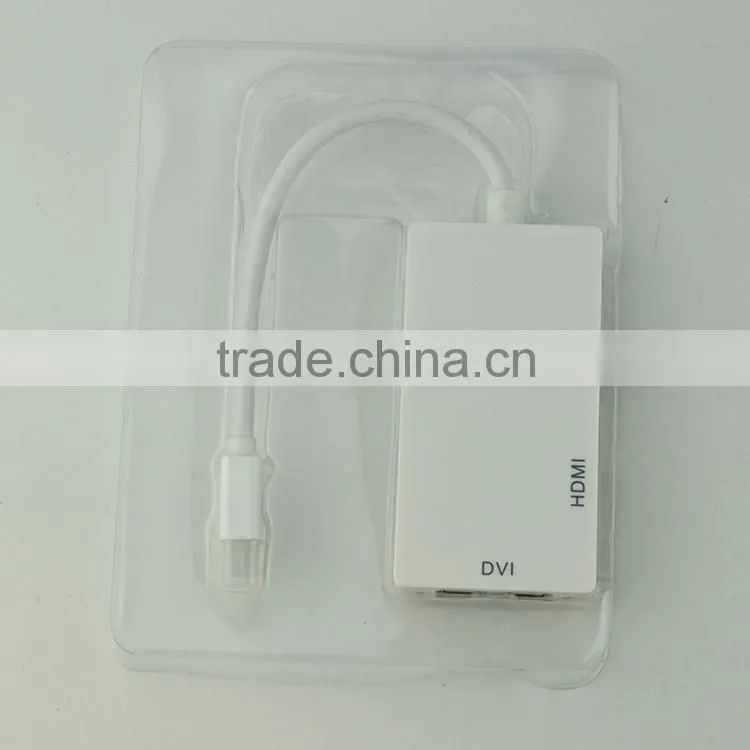 Custom made mini dp to dvi vga converter with high speed data transmission