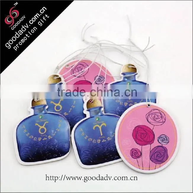 2016 Customized fashion christmas decoration perfume car vent clips air freshener