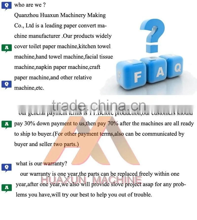 Automatic laminating folding napkin tissue serviette paper making machine