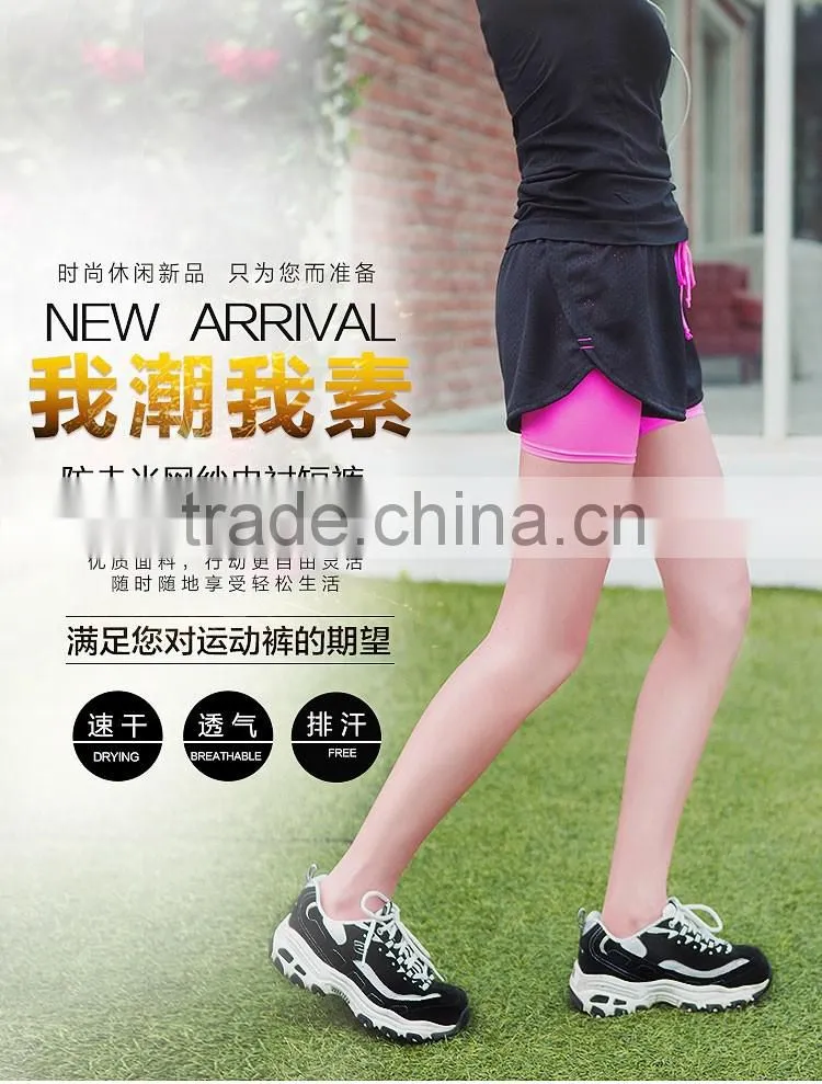 hot sale printed cotton/polyester cheap casual sports short pants for women,hot short pants for women