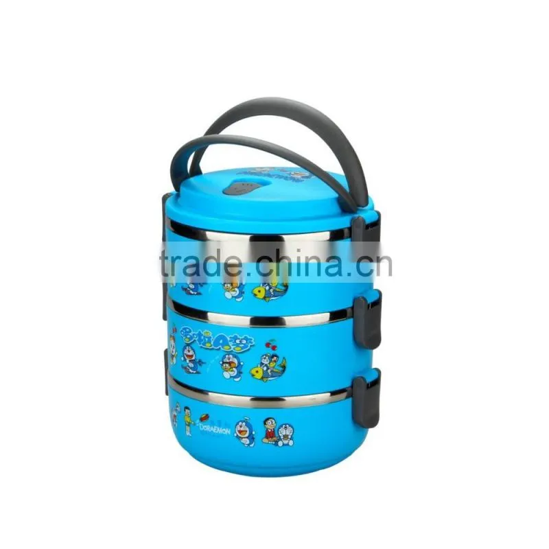 chaoan caitang kid food stainless lunch box containers compartments