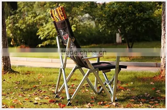 folding outdoor fishing aluminum armrest chair with EN581-1&-2