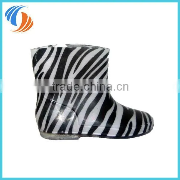 New PVC Printing Kids rain boots