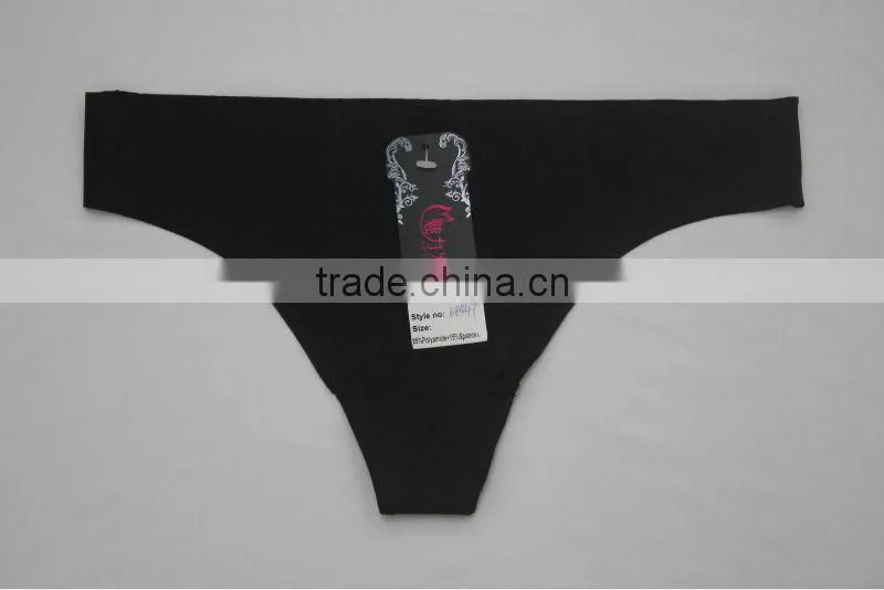2014 Sexy Ladies Laser Cut Seamless G String Bikini