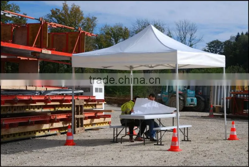 instant shelter for promotional events with pvc windows