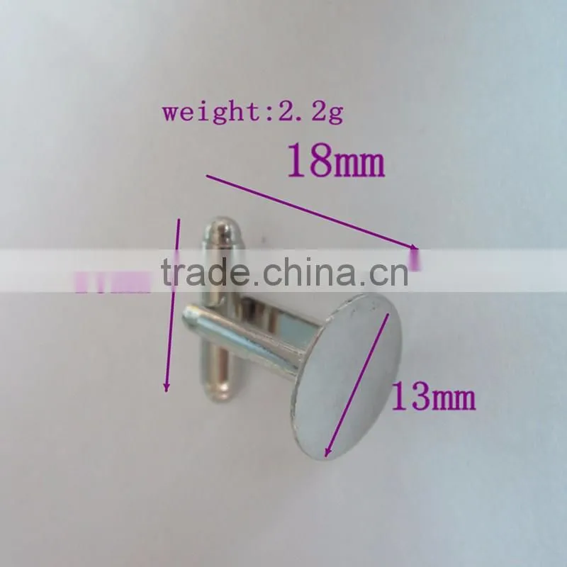 High quality custom stainless steel metal cuff links for wholesale from china factory