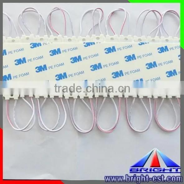 3 LED module 12v 1.2W waterproof smd5630 /5050 / 2835 led injection plastic module light waterproof ip65