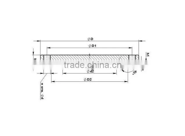 SS304 Stainless Steel Blind Flange (YZF-F343)