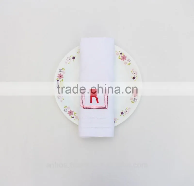 Monogrammed napkin, lastest design table napkin