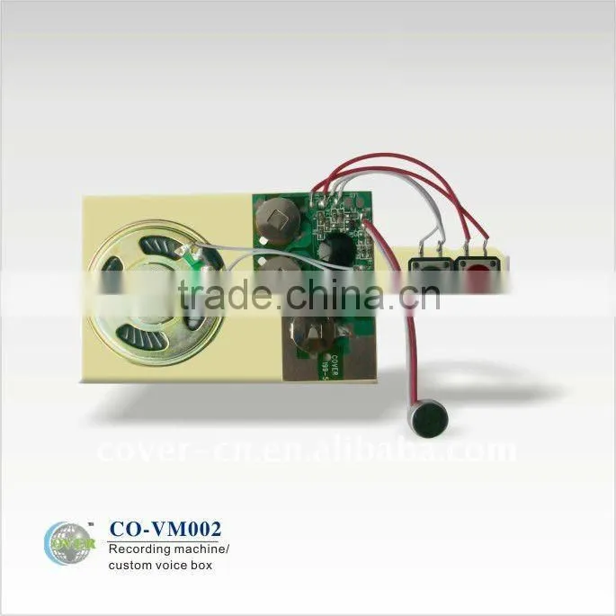 Promotional greeting card sound module/voice chips
