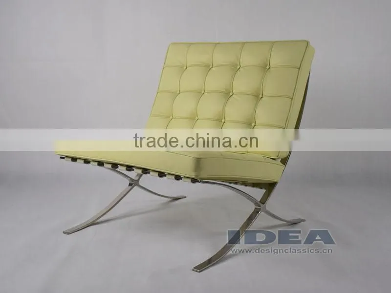 DC2001 Replica Mies Van Der Rohe Barcelona Chair - Cream White