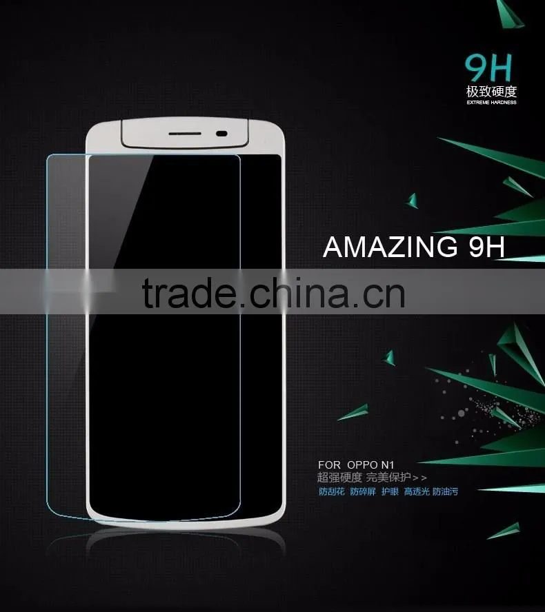 9H Hardness Anti-fingerprint Tempered Glass Mirror Tempered Glass Screen Protector For OPPO N1