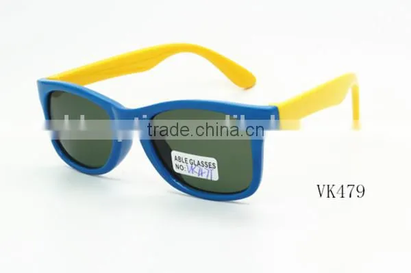 2015 high quality kids branded sunglasses with UV400