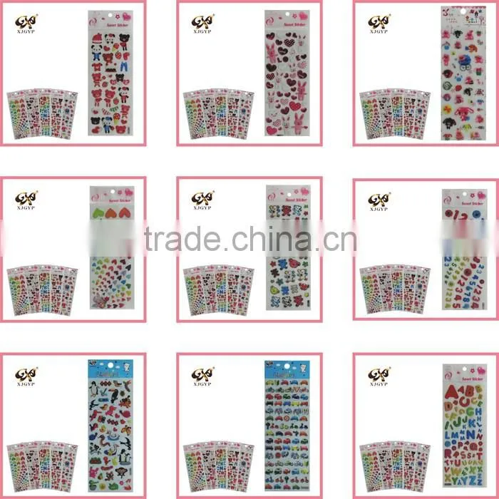 glitter epoxy stickers/round epoxy sticker/epoxy resin self adhesive dome sticker