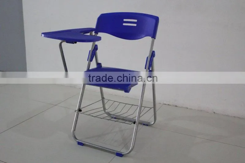 Folding school chair with writing pad,school chair with writing board1074C