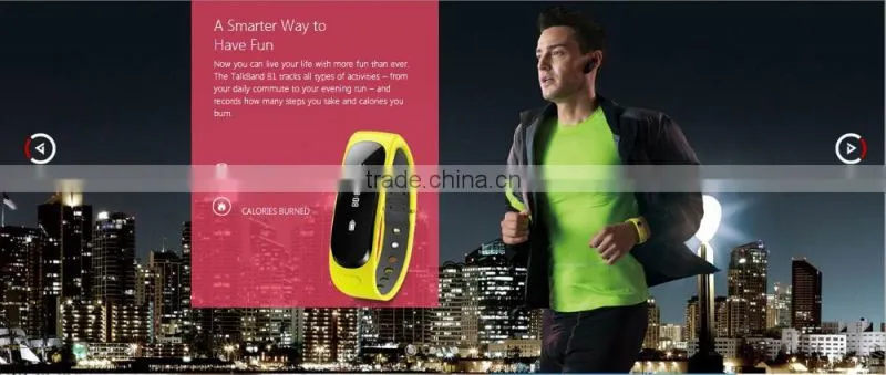 HUAWEI TalkBand B1 Bluetooth Smart Bracelet Fitness wristband Wearable Health Sports Compatible Mobile Phone Device(Grey)
