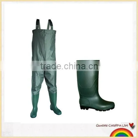 190D Nylon pvc fishing chest wader