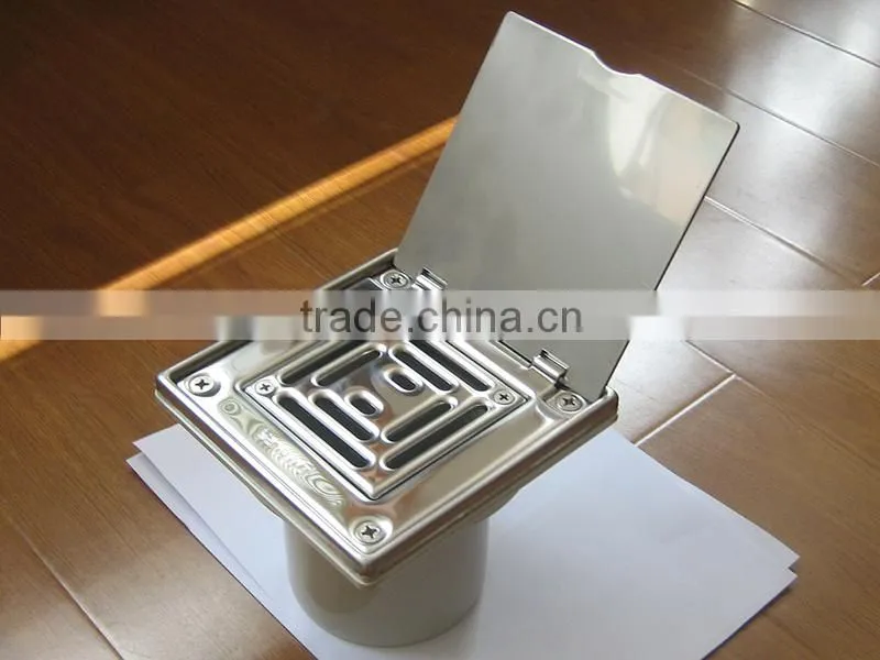 Stainless Steel Bathroom Strainer Drain With Plastic End