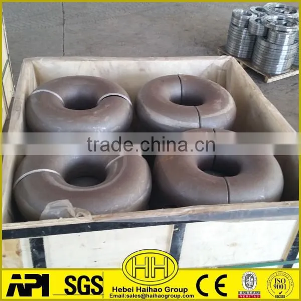 304 carbon/stainless steel lr/sr butt weld 180 degree elbow