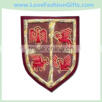 Embroidered Round Skull & Death Maching Patches/ Badge