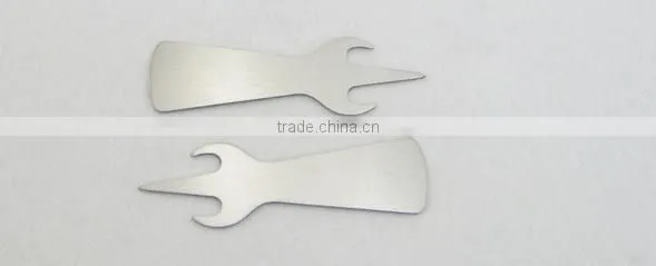 Metal die cut bottle opener