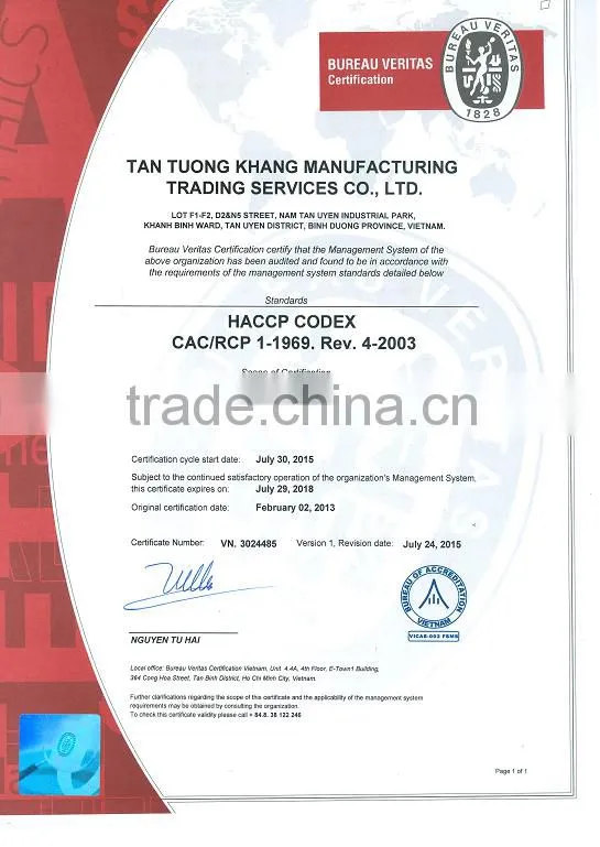 SEDEX, WCA INTERTEK Audited Straight Drinking Straw, Packaging Request Upon Customer