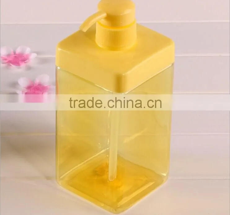 GOOD products 800ml body lotion bottle shampoo cosmetic plastic containers Pump Sprayer Sealing Type