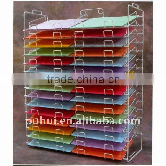 counter top paper display rack