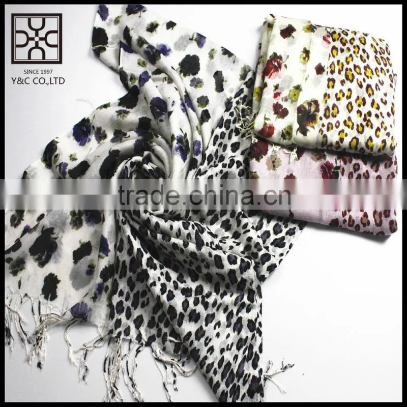 polyester floral print designer scarf wholesale china
