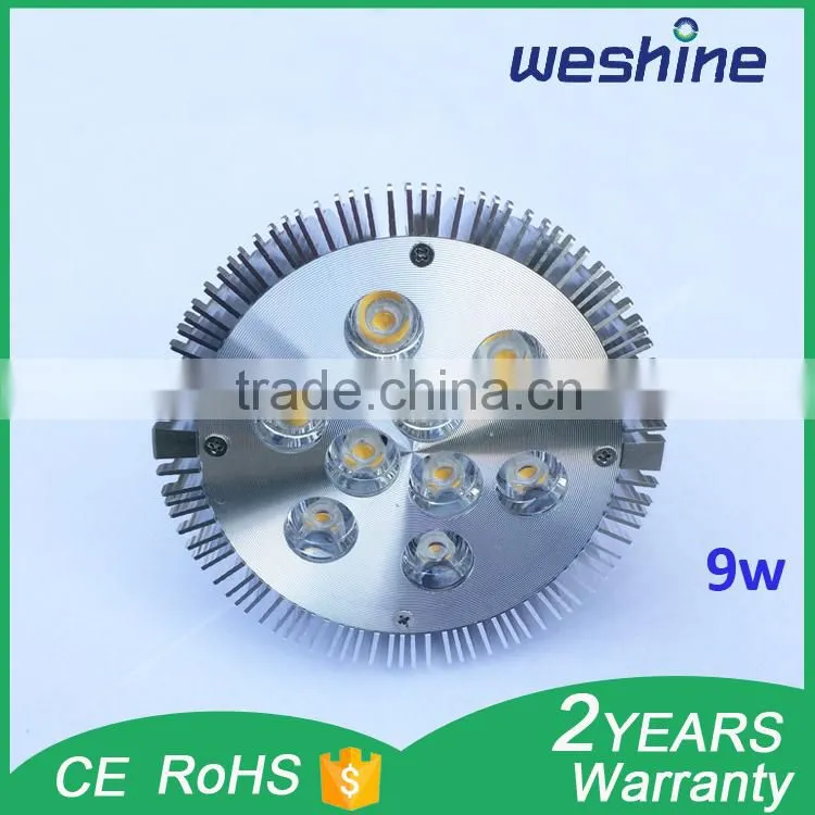 nice heat radiation PAR 38 E27 9W SMD LED spot light halogen light wholesale