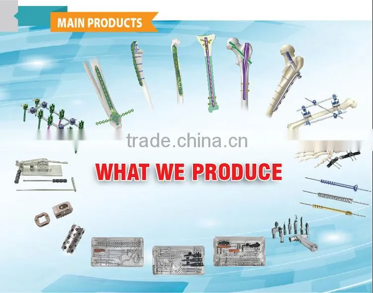 China supplier orthopedic implant broken nails extractors instrument kit, broken nails extractors instrument, instrument kit.