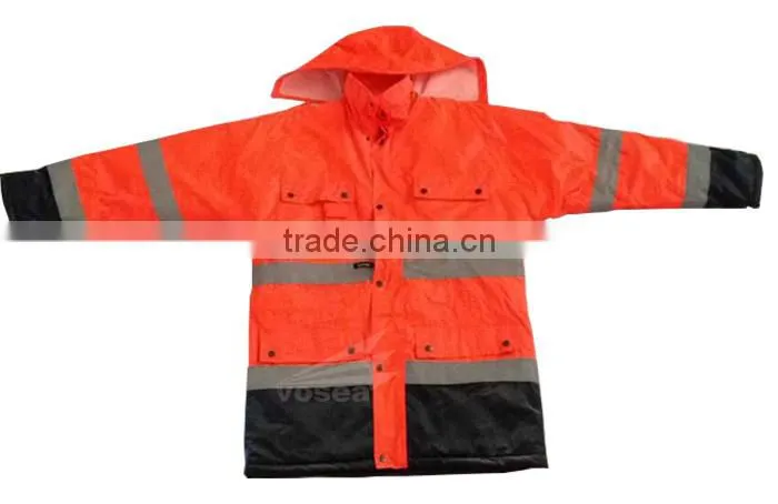 Reflected type flame-resistant shirt with two chest pockets