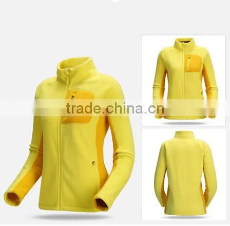 Girl sports polar fleece jacket