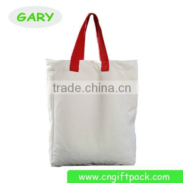 New Products Cotton Tote Bag Cotton Plain Handle Bag