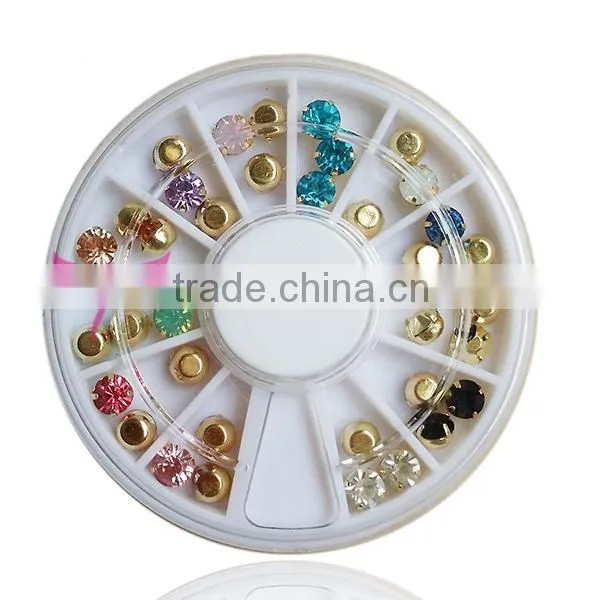 2015 animal design nail art clay slice decoration wheel