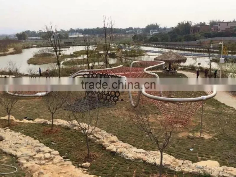 Outdoor Ropes Climbing Playground Equipment/ropes playground