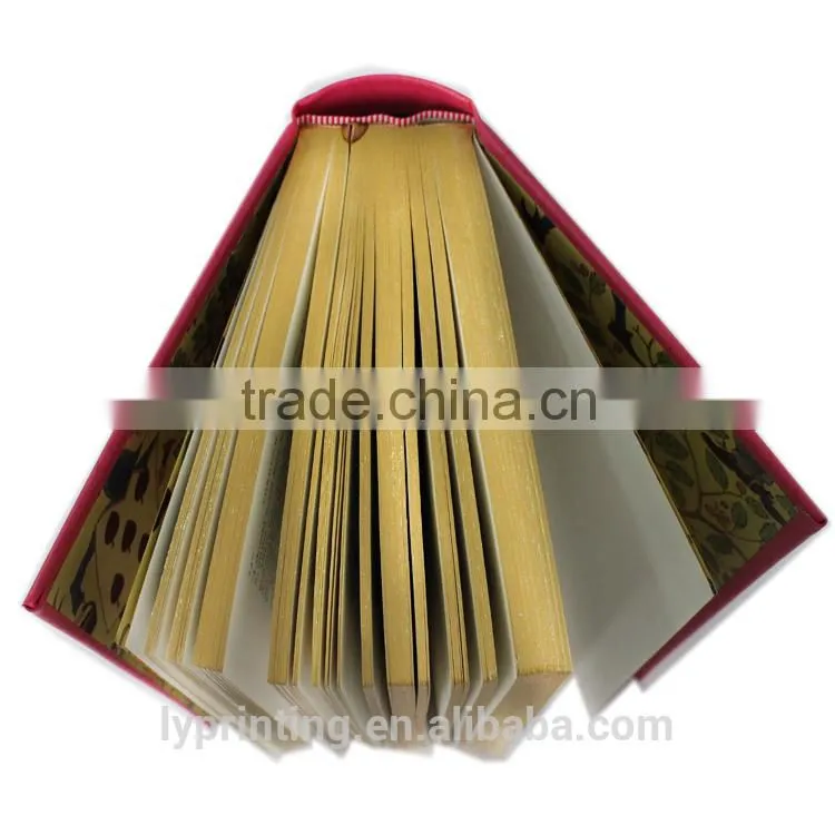 Gold edge exquisite children story book, hardcover book printing