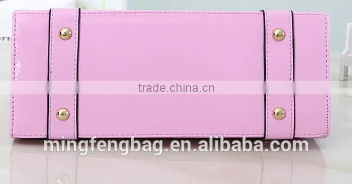2015 New Fashionable Single Shoulder Cross Strap and Tote PU Woman Bag